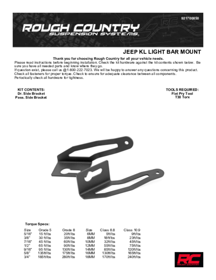 Installation Manual